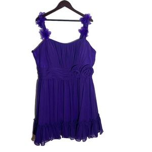 Cocktail dress purple size 22?